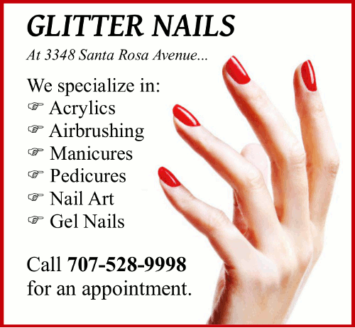 Glitter Nails advertisement